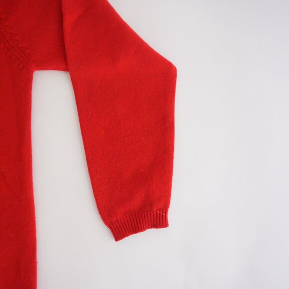 Vintage Pendleton Red Wool Cardigan Preppy Old Money Quiet Luxury Small - Picture 4 of 10
